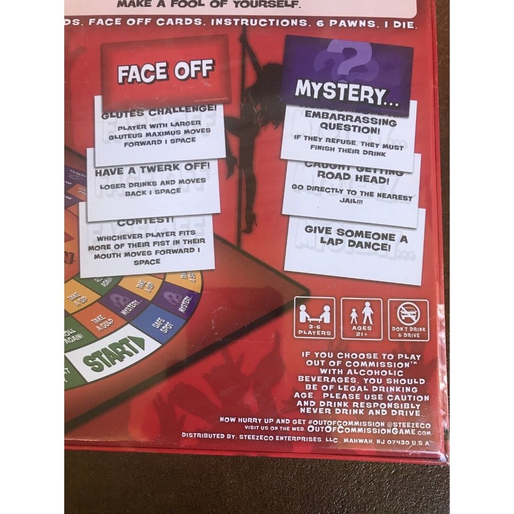 Out of Commission Party Board Game Innovative Reckless Legendary Drinking Adult - Picture 4 of 8